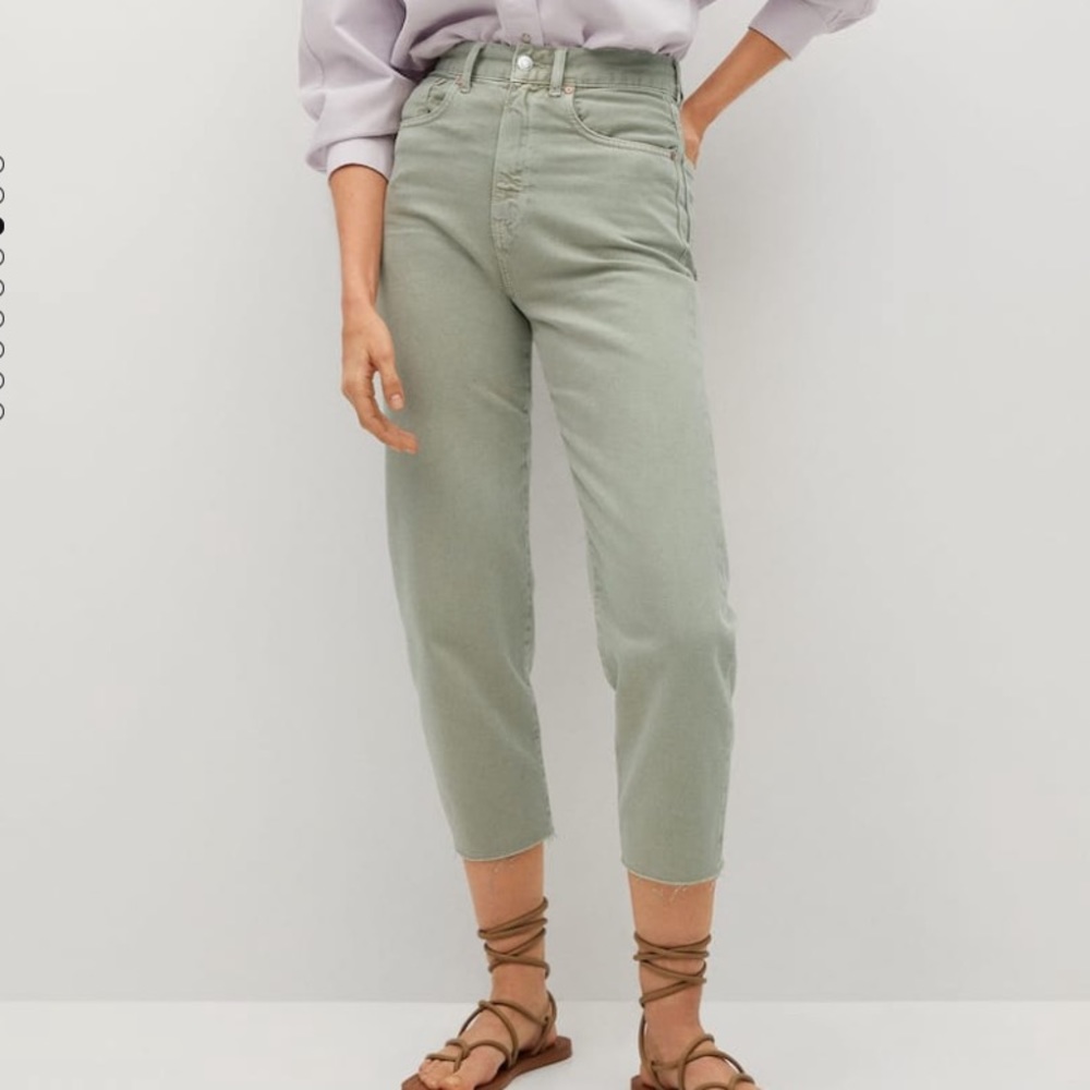 High-waist balloon jeans